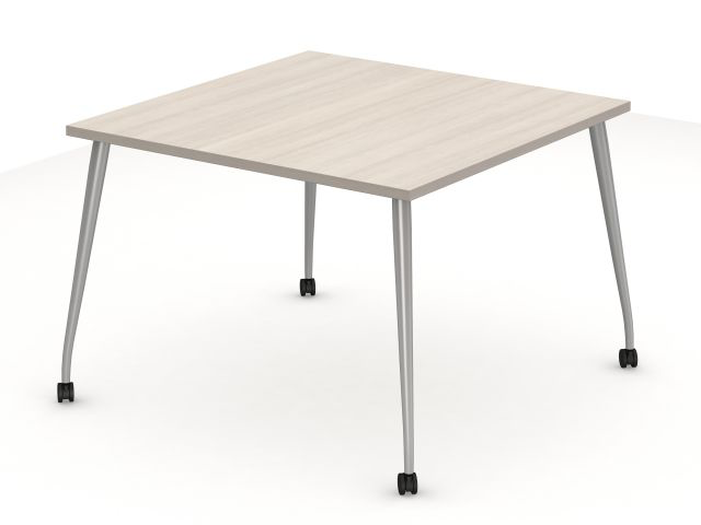 (2) Laminate Day-to-Day Table with TApered post legs (do you want these to flip or have casters?)