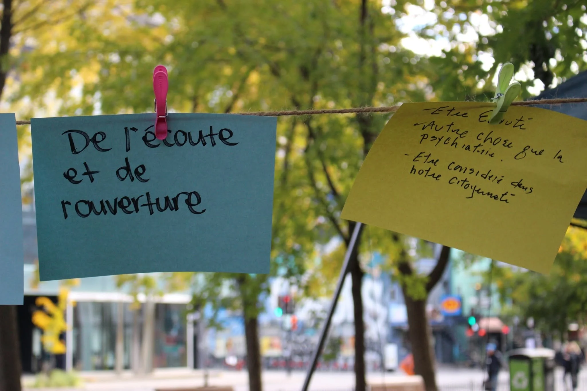 Montréal - Porteur de parole à la Station Frontenac