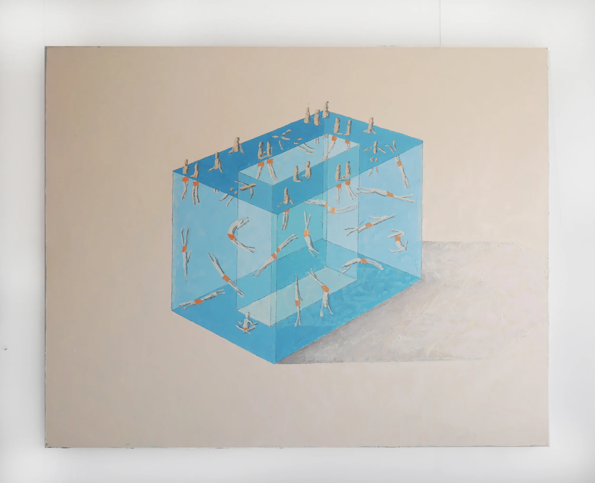 Pool 112W Oil on canvas 60 X 40 ins