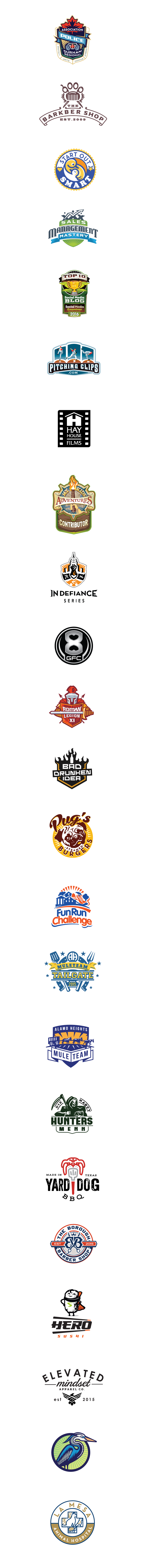 Crests and Circular Logo Design - Various Clients