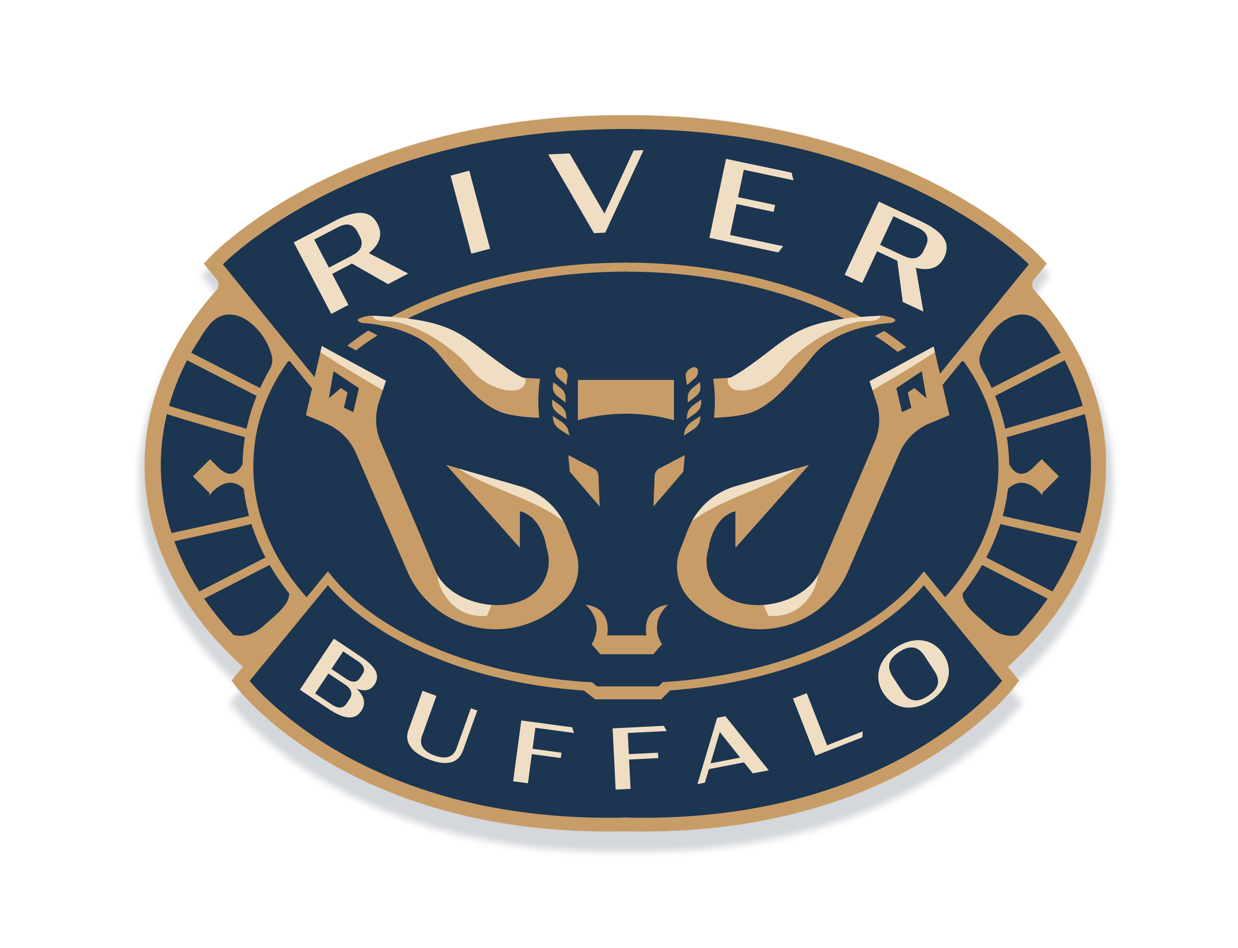 River Buffalo Shield Crest Patch