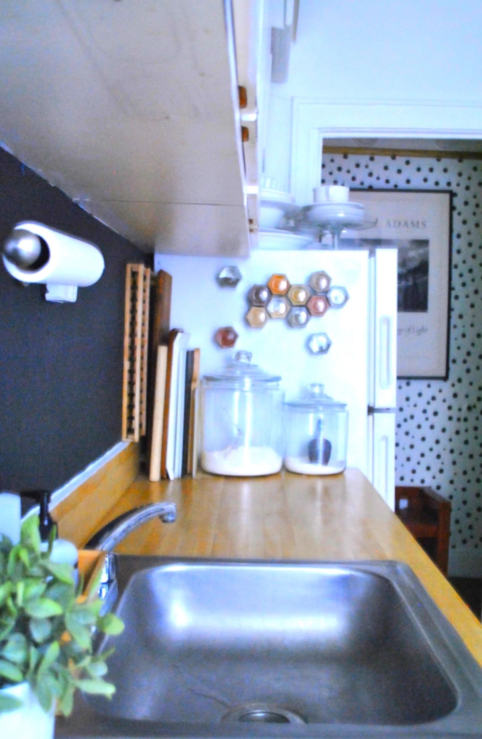 lic // styled side of the fridge