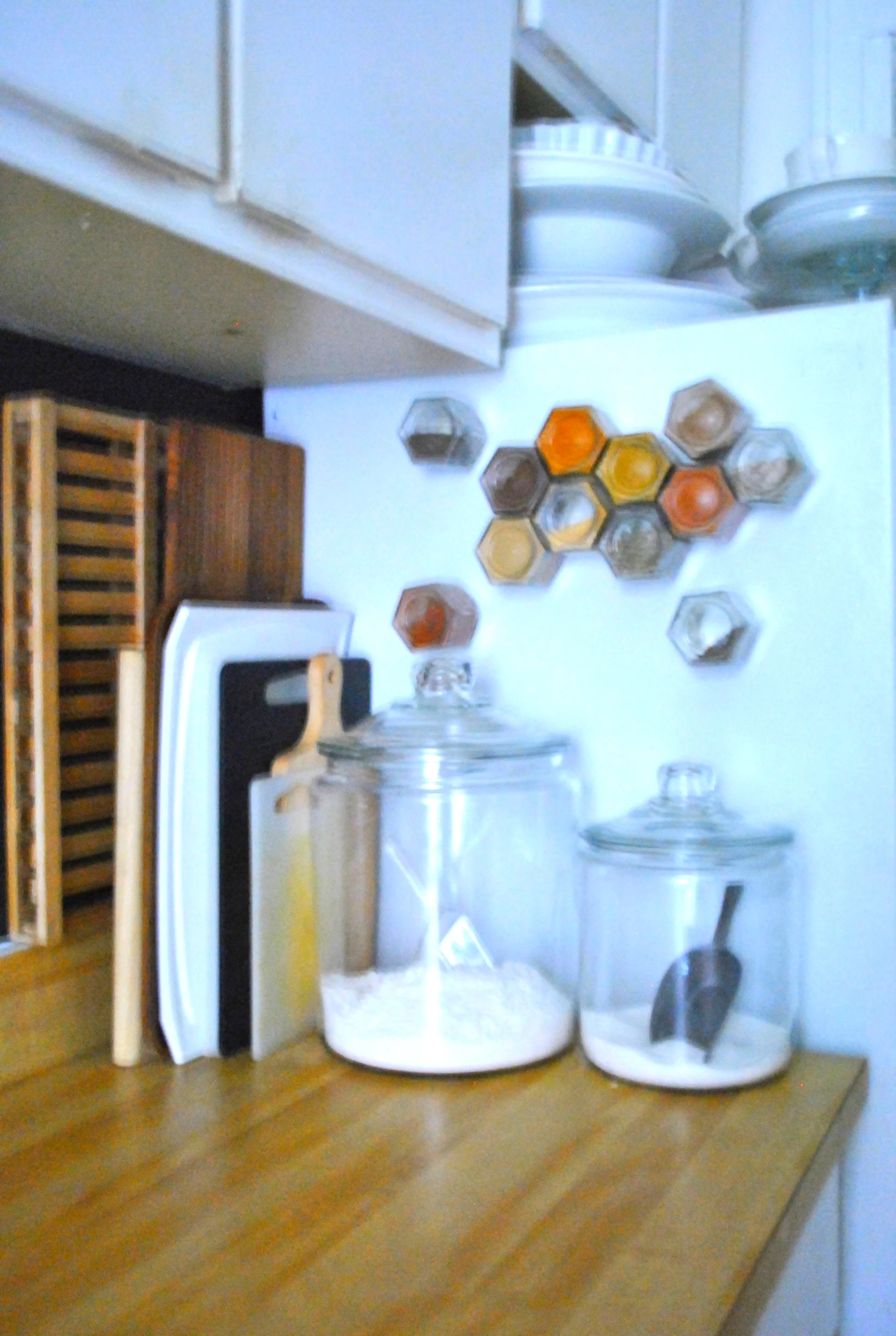 lic // styled side of the fridge + storage