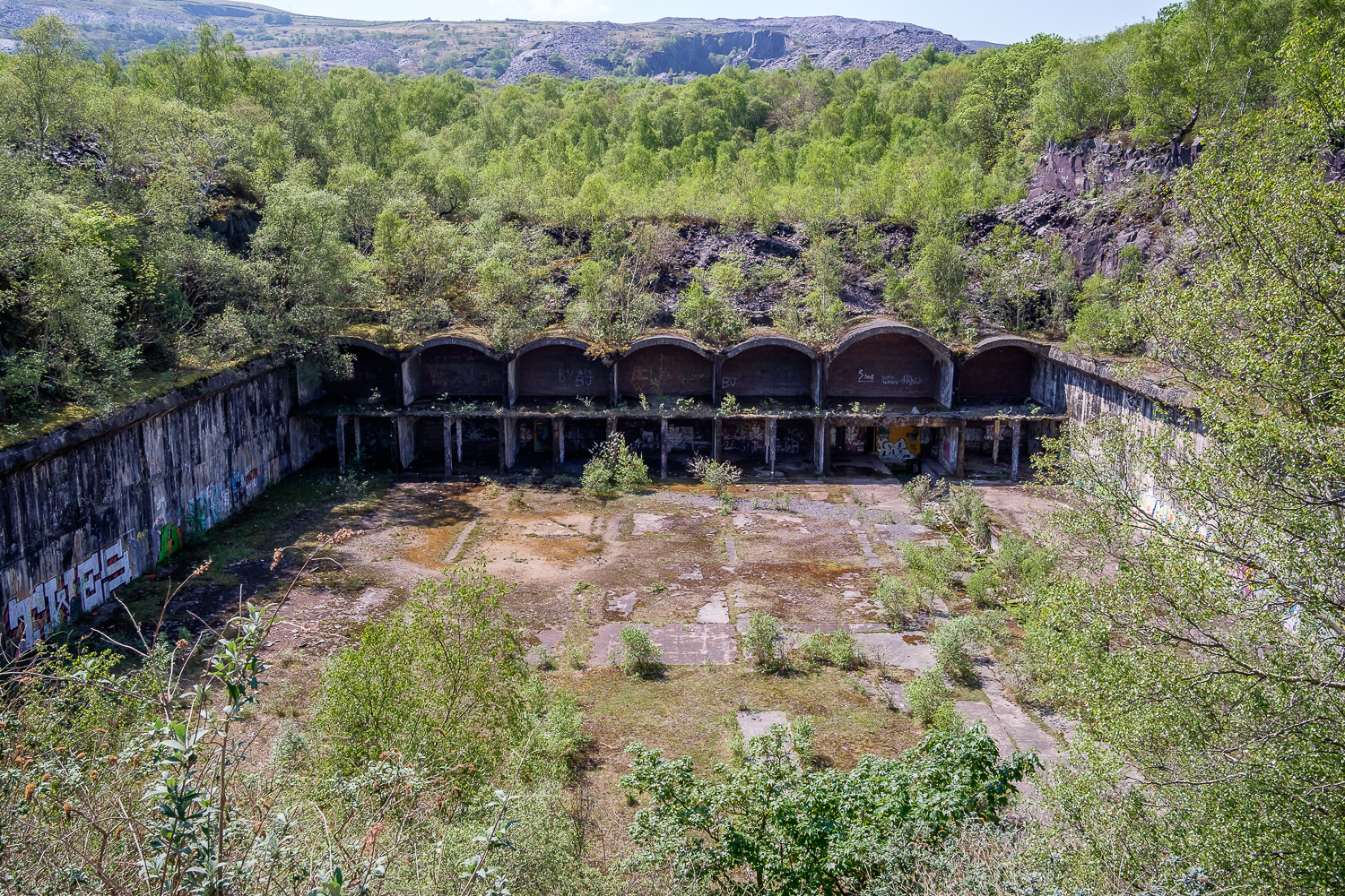 RAF storage for bombs during WW2