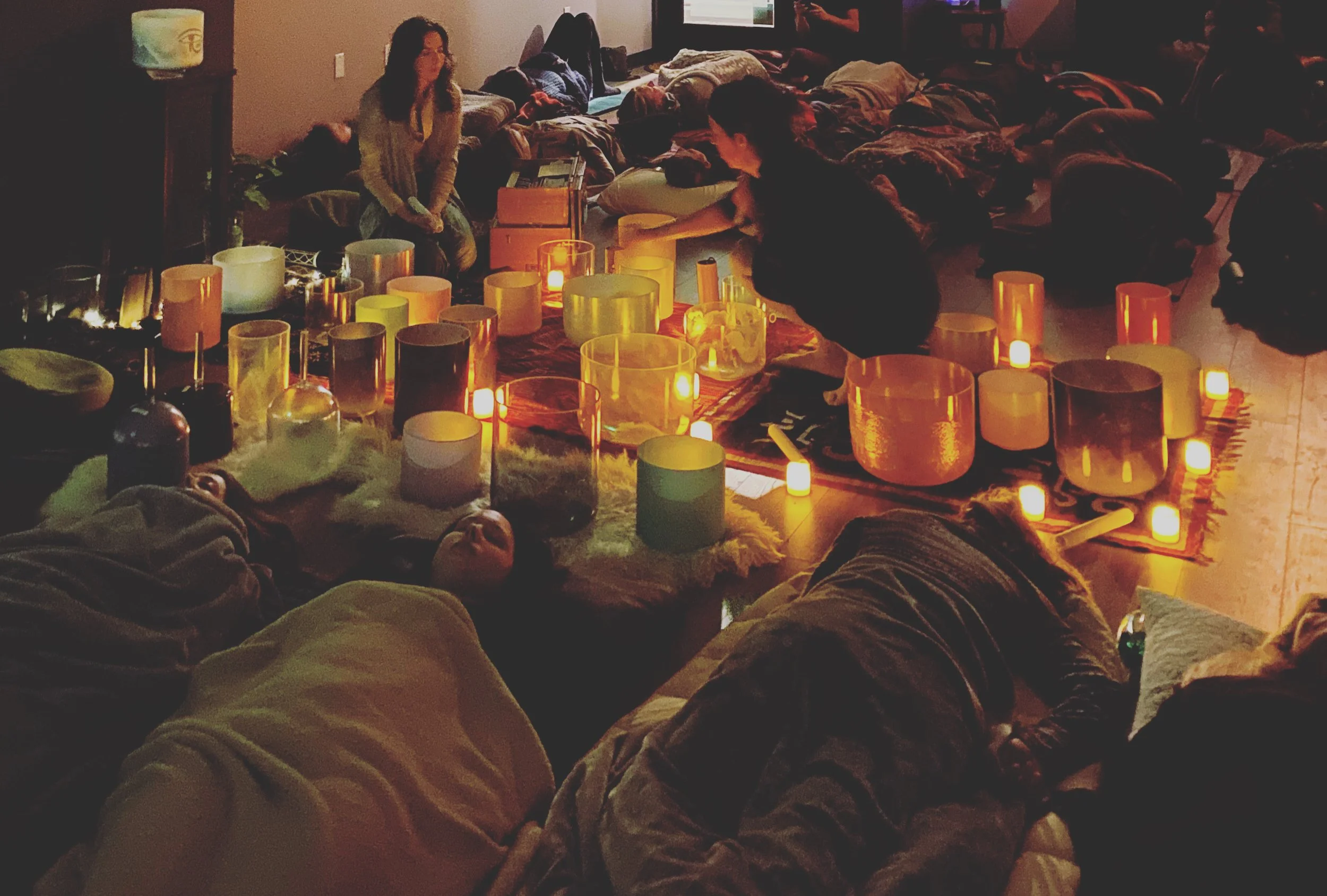 Sound Healing with Crystal Bowls and Harmonium