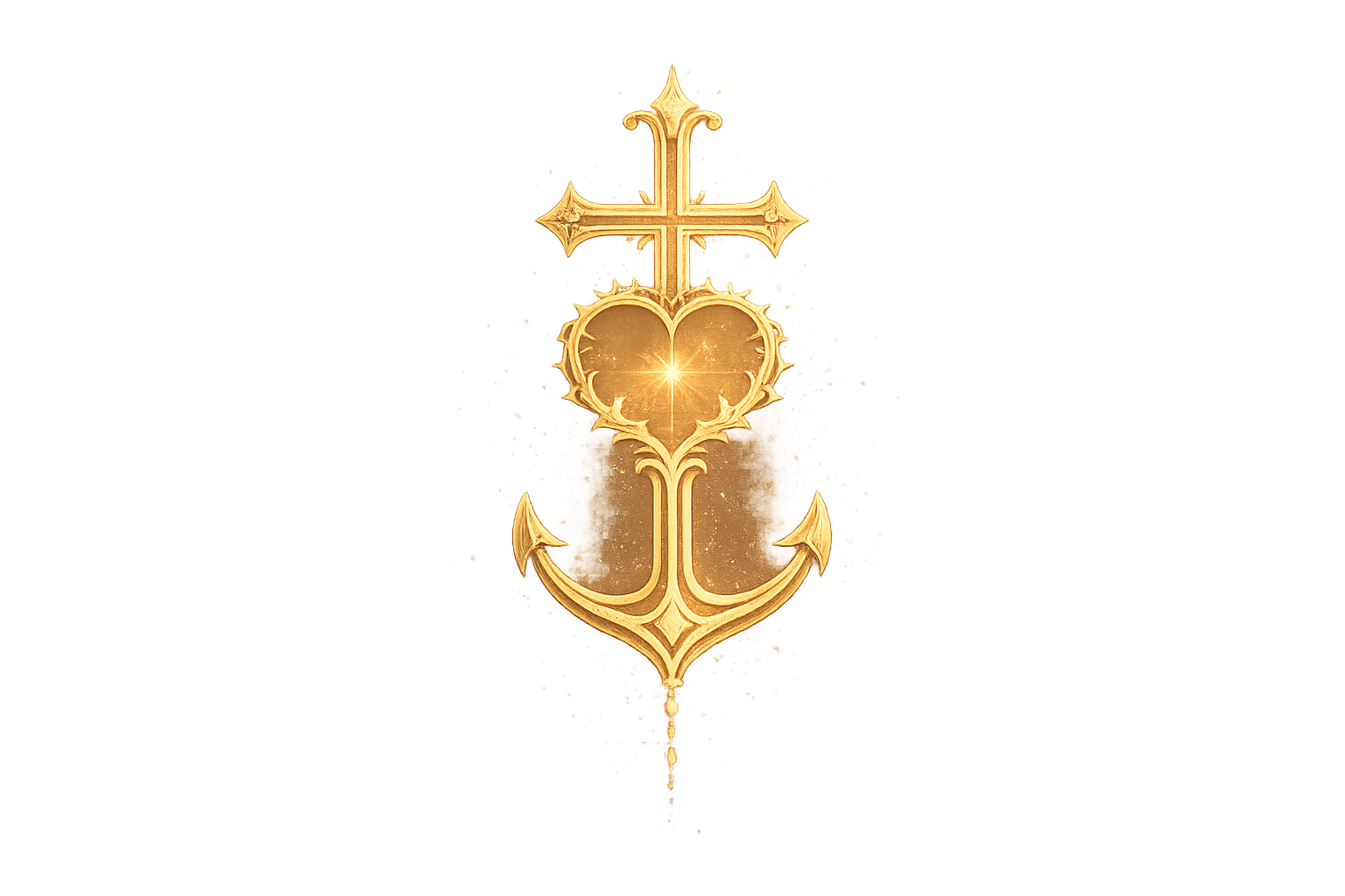 Camargue Cross in Gold