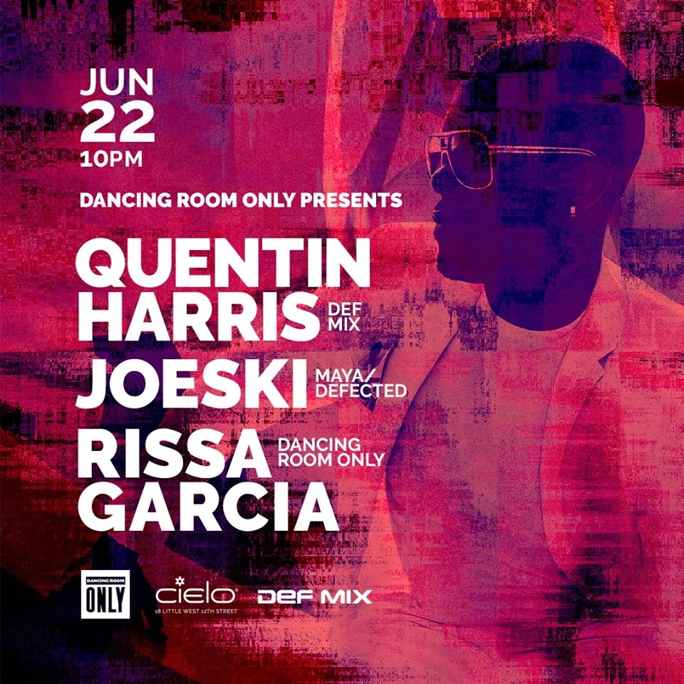 6/22/17 Dancing Room Only with Quentin Harris, Joeski & Rissa Garcia at Cielo