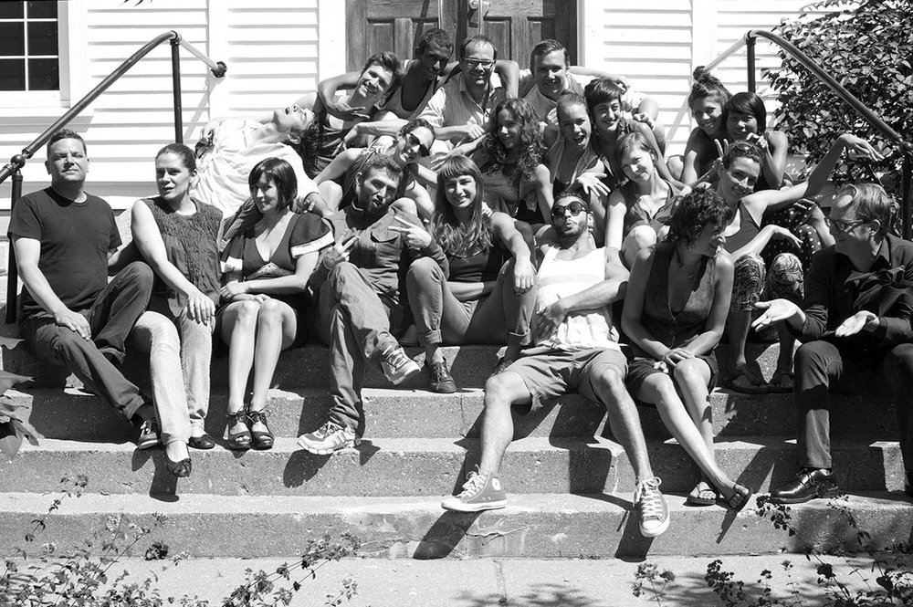 The Satellite Collective crew at our annual summer residency on Lake Michigan.
