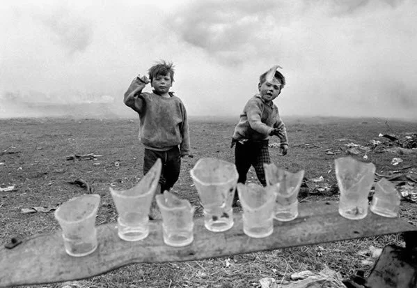 The Bottlethrowers by Fergus Bourke