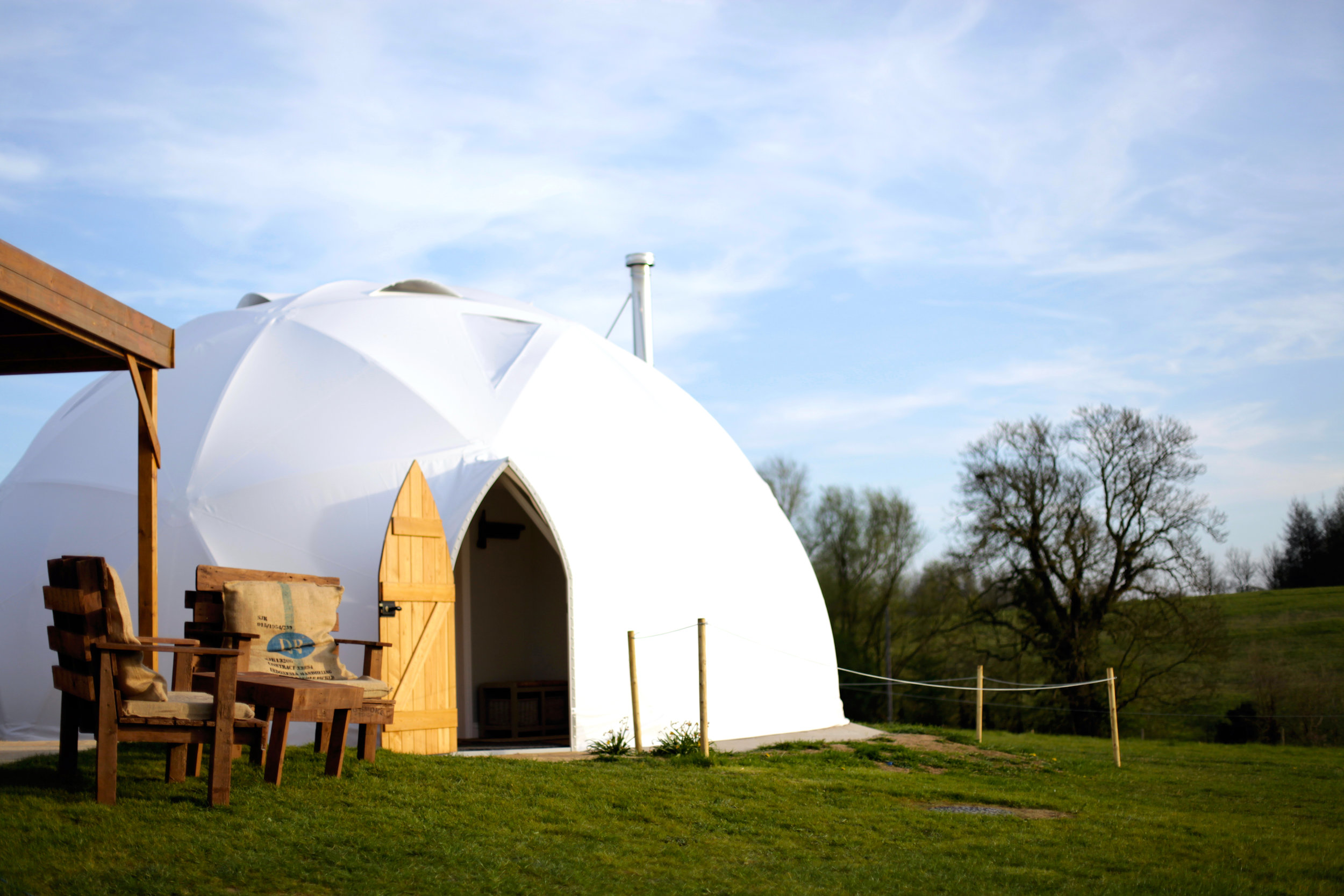 Secret staircase redefines country Tent camping redefined: The luxury tent