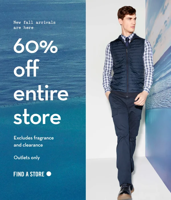 Perry Ellis fall 2017 email mailer