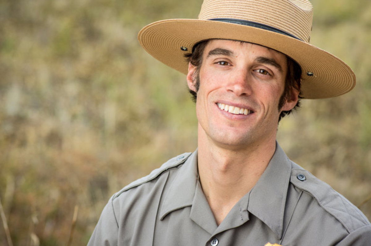 Ranger Wainsworth, smiling with gratitude after his first piggy back tour