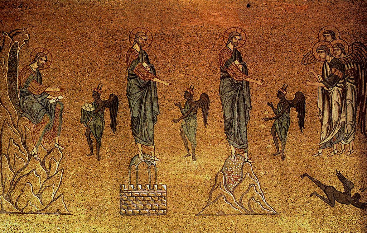 Temptation of Christ , St Mark’s Basilica, Venice, 12th-century mosaic