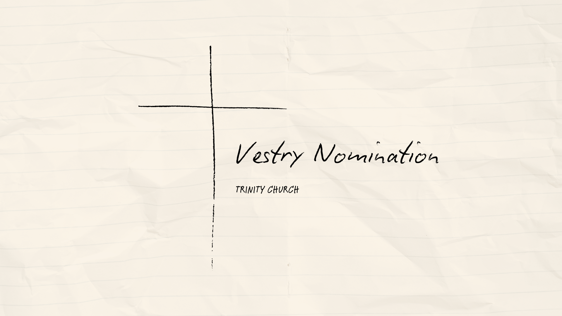 Trinity Church Vestry Nominations 2025
