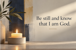Be Still and Know That I Am God