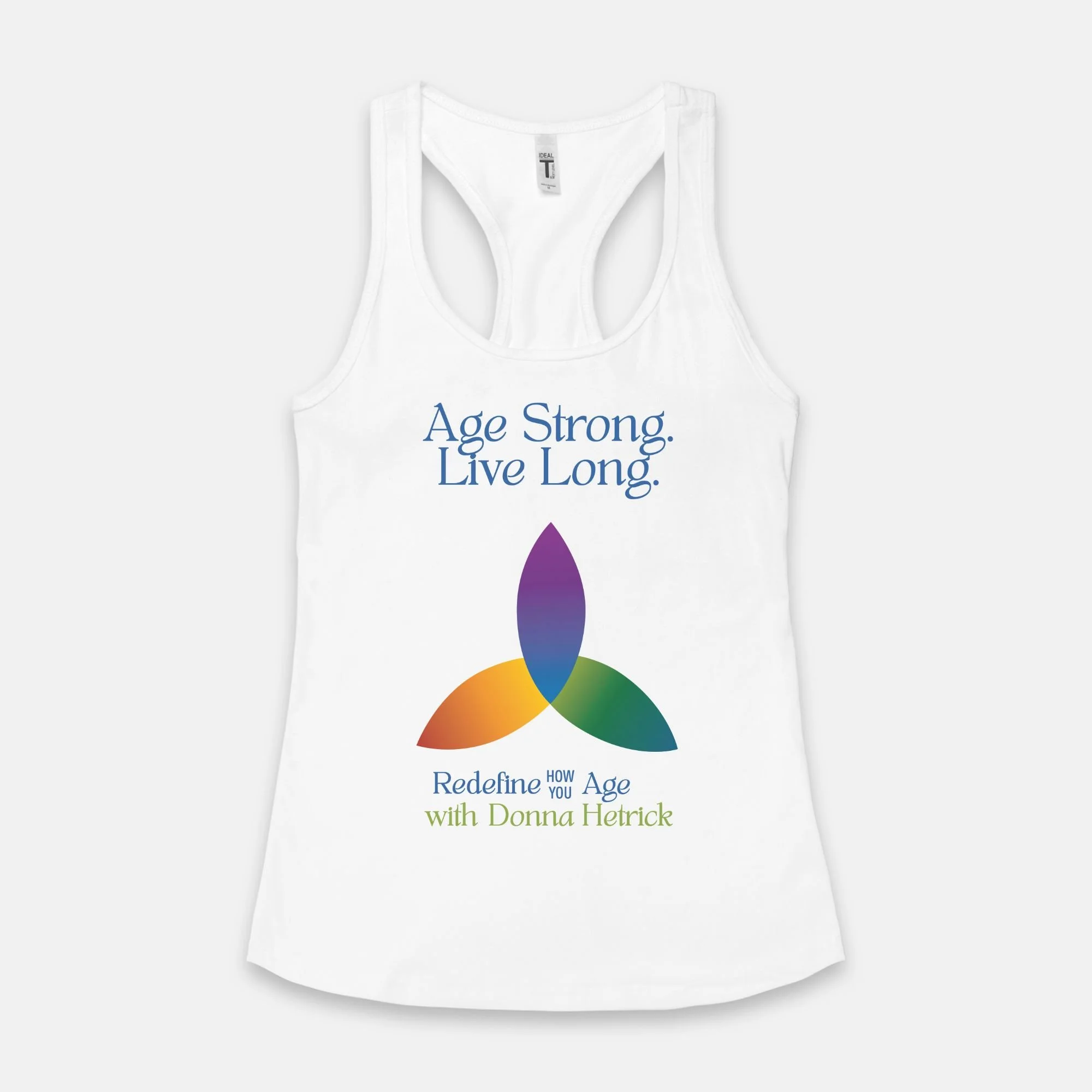 Women's Racerback Tank Next Level - White