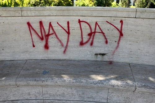 Day 121: May Day. May the true May Day, the first holiday of U.S. Labor, be with us forever. (Image by quinn.anya) Permission Details DMCA