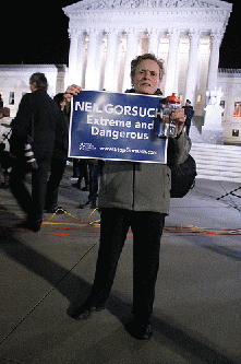 40.StopGorsuch.USSC.WDC.31Janu ary2017. Indeed he is, and will be for a very long time. (Image by Elvert Barnes) Permission Details DMCA