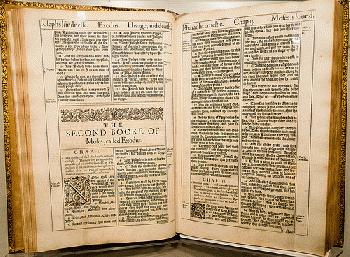 First Edition of The King James Bible. Obviously handed down directly from the God's hand (in the printing style of the time, of course). (Image by ejmc) Permission Details DMCA