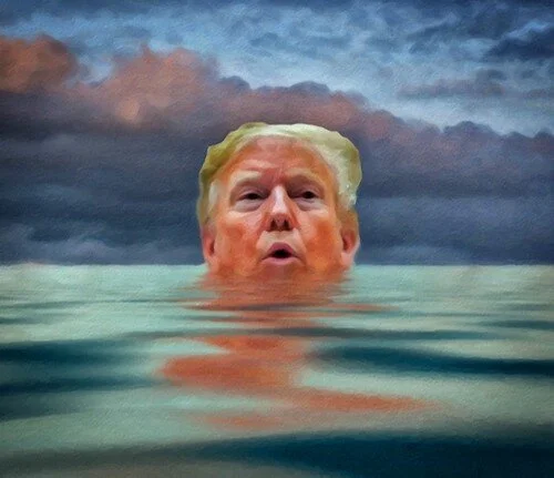 Treading water as Storm Clouds Gather (Image by Marvin Moose) Details DMCA