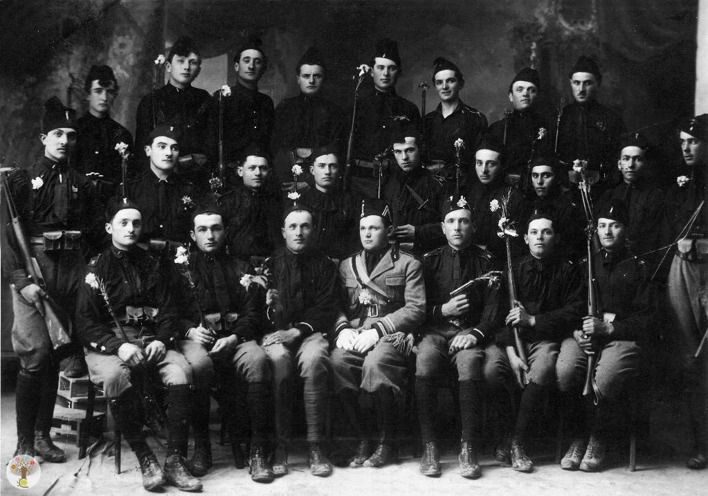 Italian Blackshirts (“Camicie Nere”) in 1937.