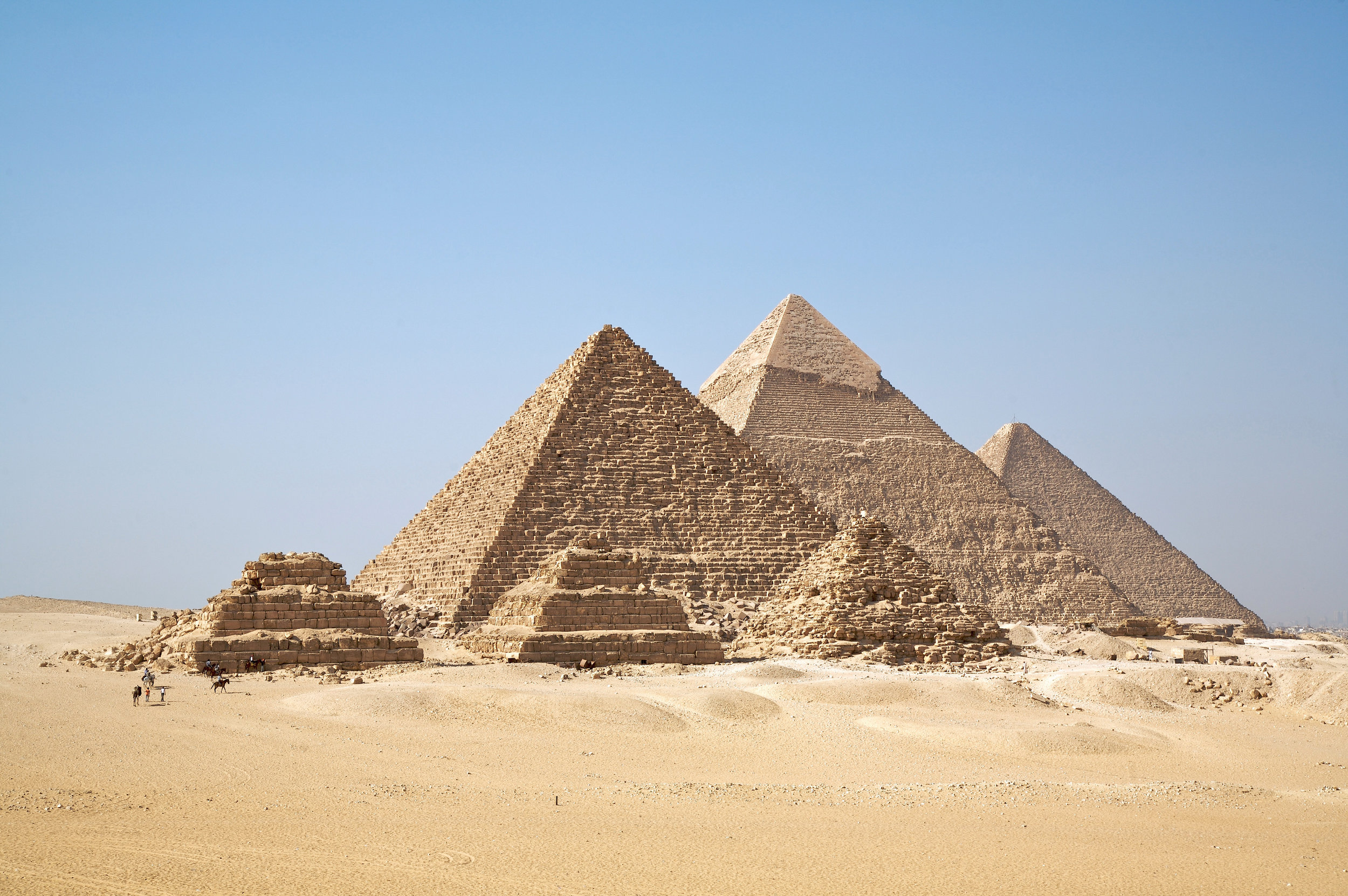 The Ruins of the Egyptian Pyramids