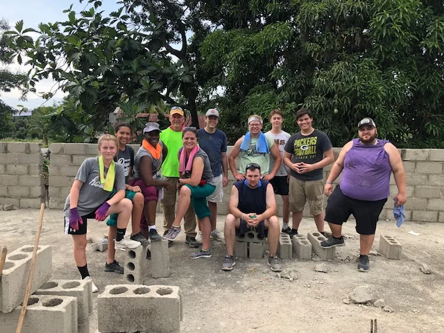 Our Build Team minus our Pastor who had helped on Day 1. Kiera, Alicia, Margaritta, Phil, Will, Tim, Logan, Ben, Solomon and Ryan--you guys and gals ROCK! It was a pleasure serving with you all! {Insert all the feels} 