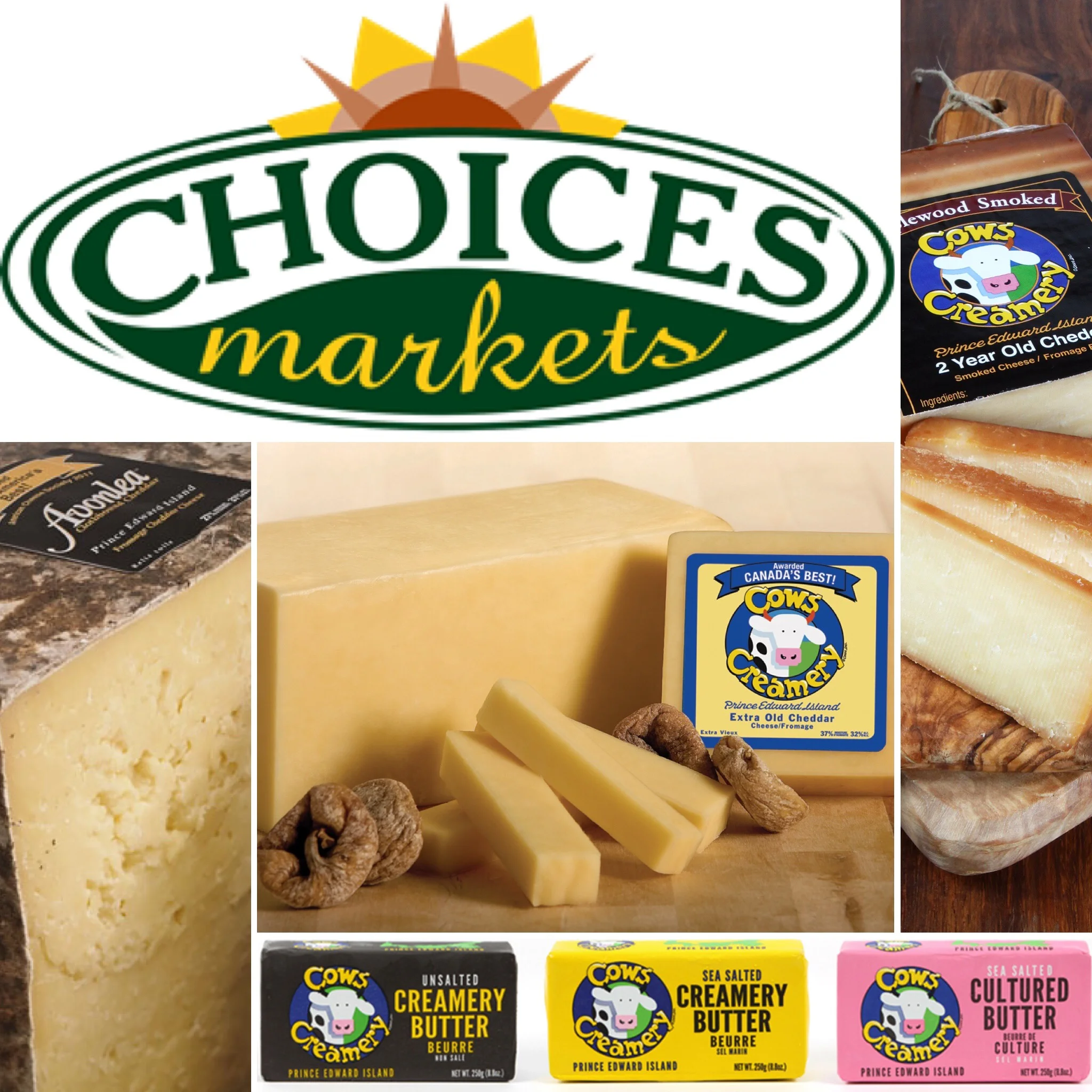 Cows Creamery Cheese & Butter Tasting "Choices Markets
