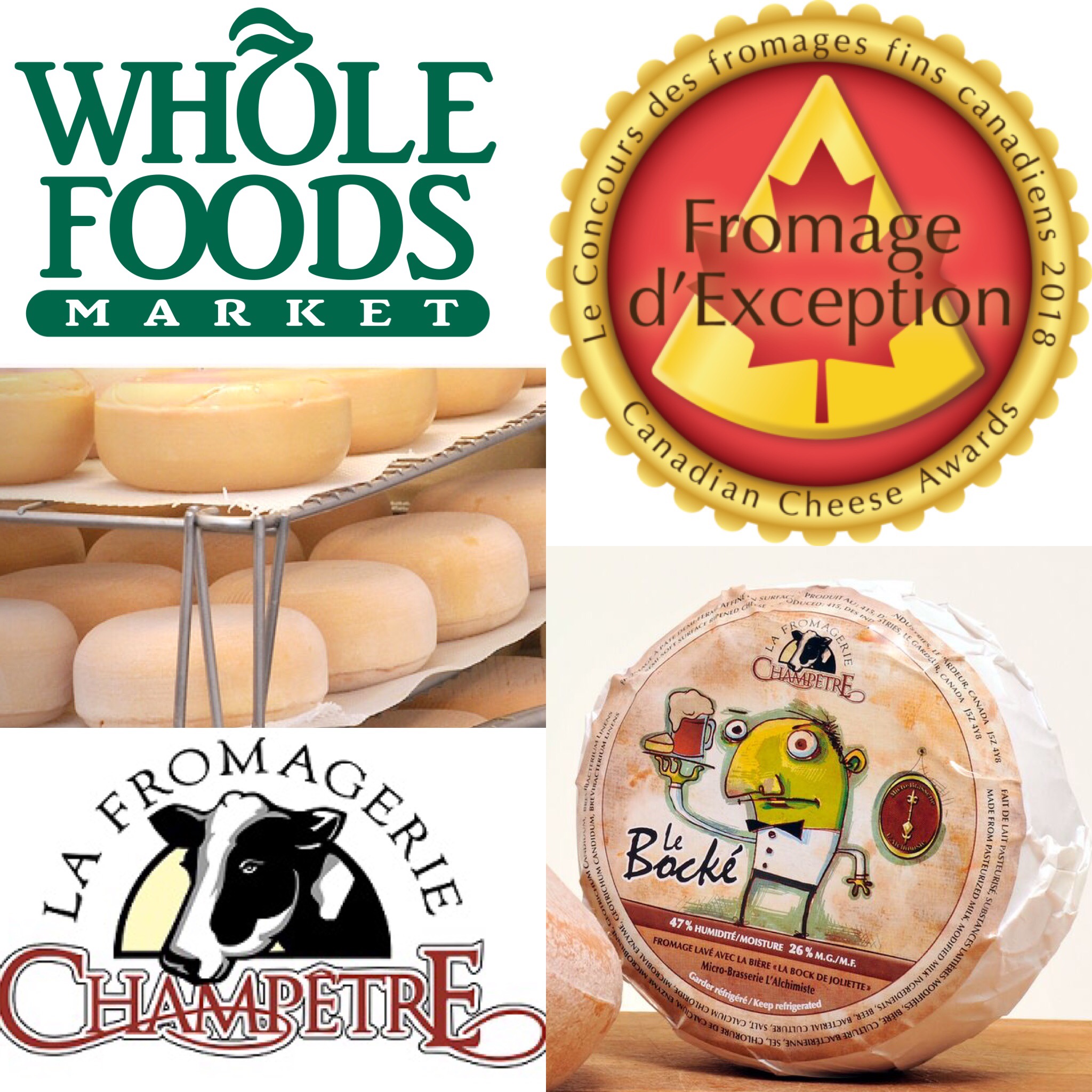 "Le Bocke" Canada's Best Washed Rind Cheese