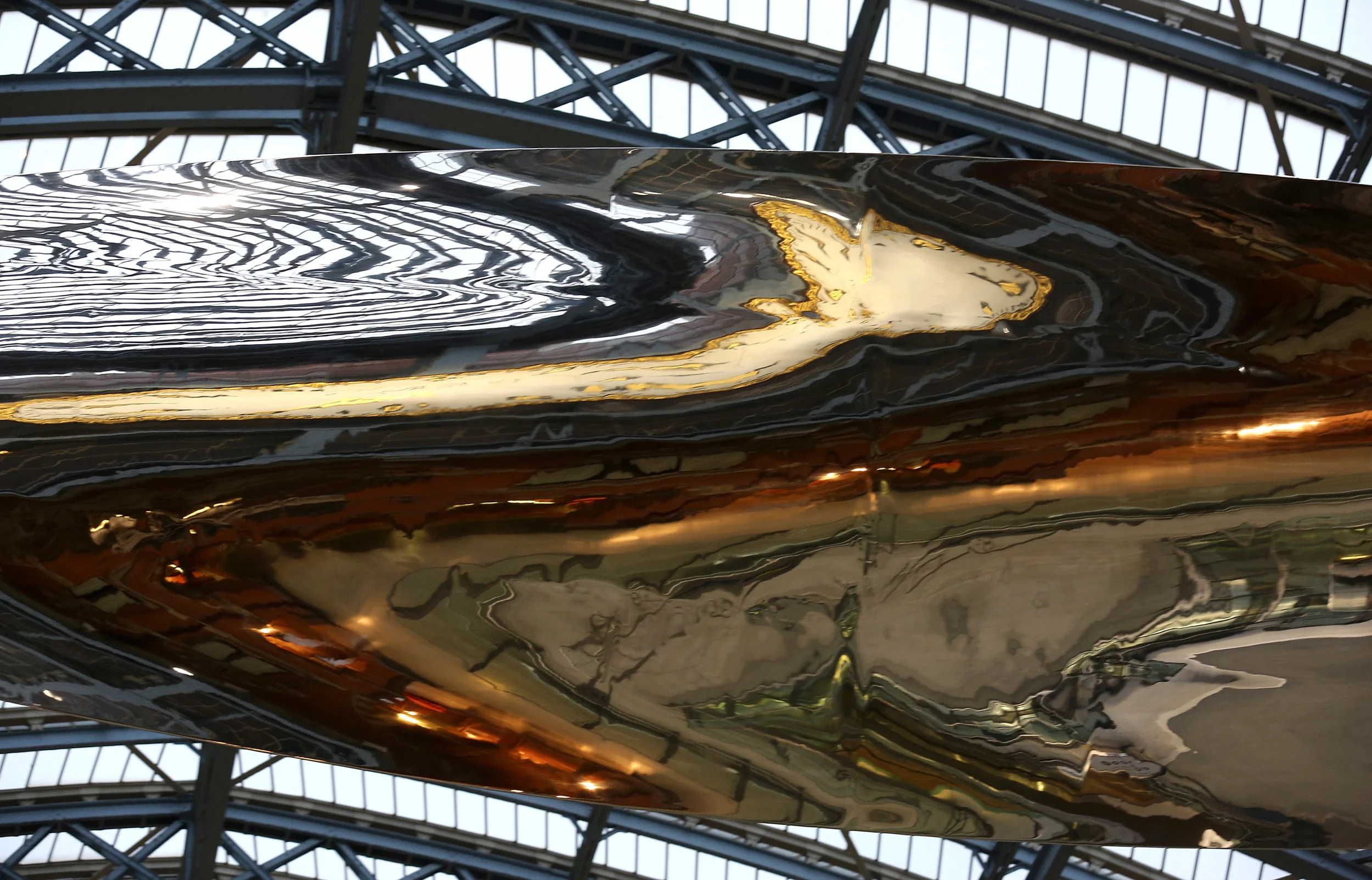 Thought of Train of Thought, 2016, by Royal Academician Ron Arad for Terrace Wires at St Pancras International station, co-presented by HS1 Ltd. and the Royal Academy of Arts © Tim Whitby, Getty Images