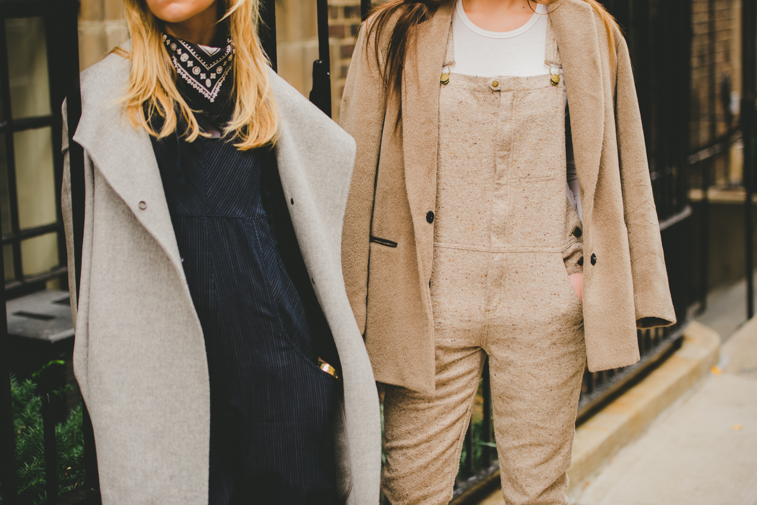NYC Sreet Style Fashion Bloggers Close Up of Overalls