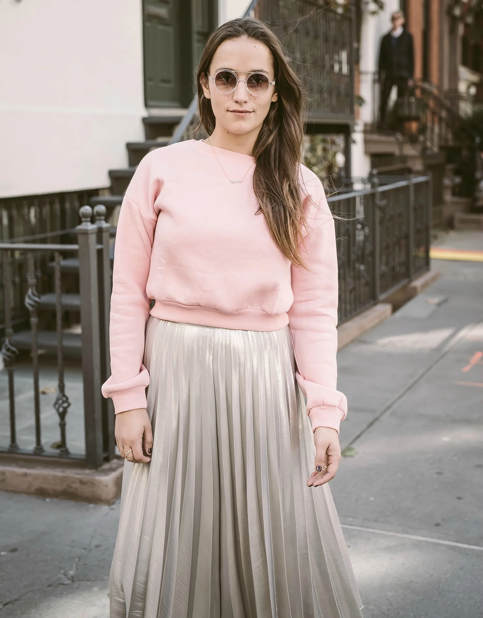 SOPHIE BICKLEY YIN 2MY YANG SISTER BLOGGERS PLEATED SKIRTS