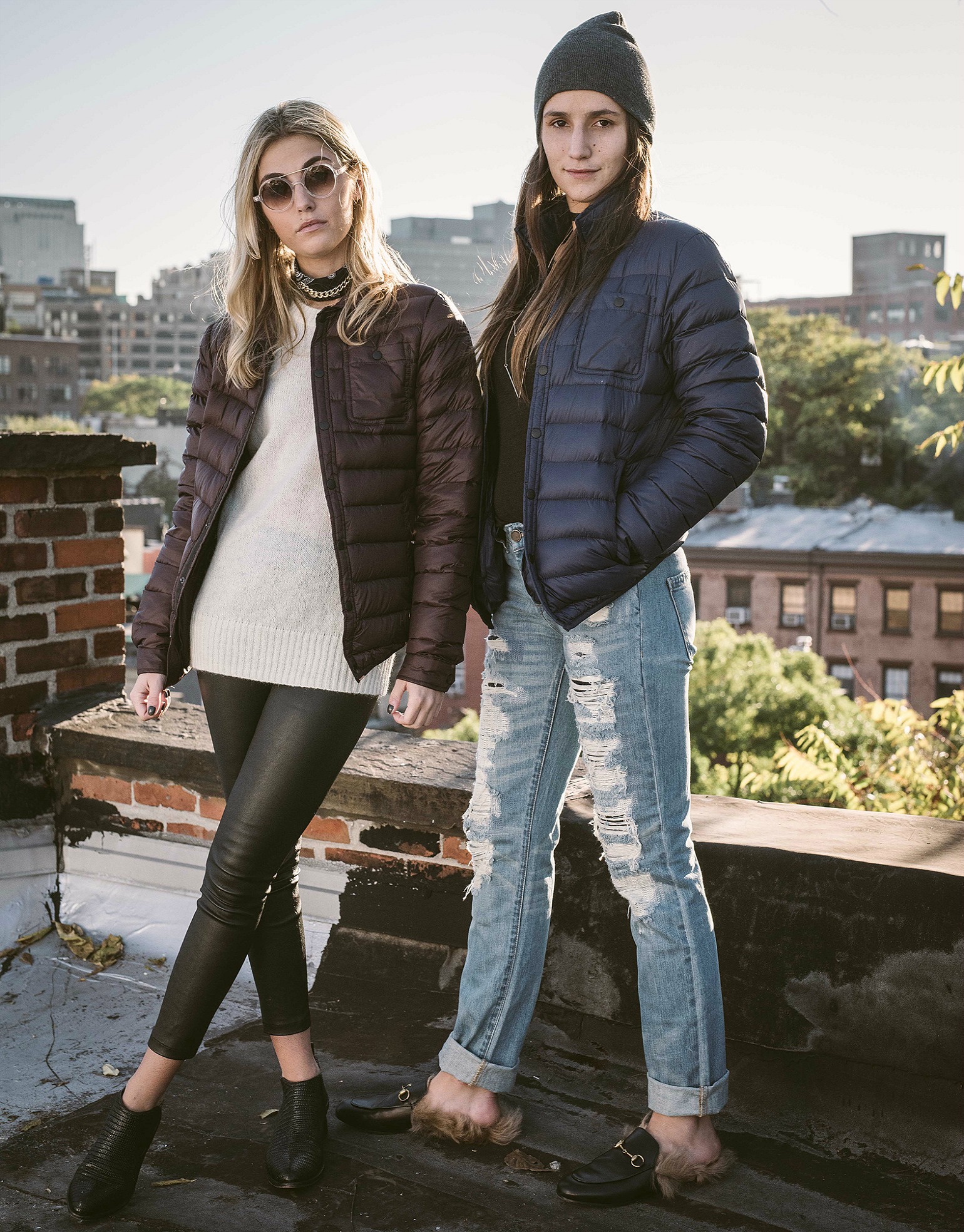 SOPHIE AND CHARLOTTE BICKLEY YIN 2MY YANG SISTER FASHION BLOGGERS SLATE & STONE