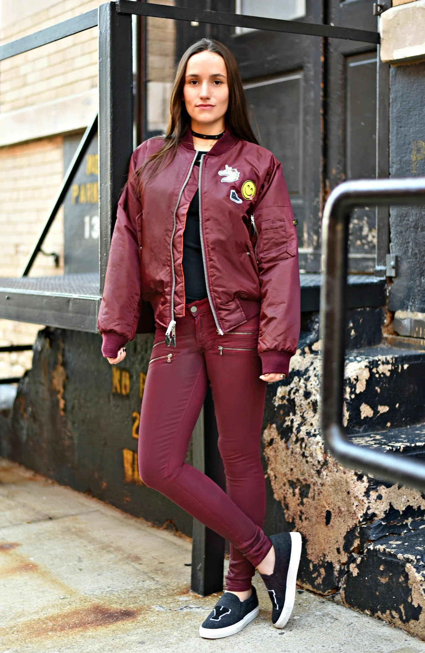 SOPHIE BICKLEY YIN 2MY YANG SISTER FASHION BLOGGERS NYC UNEMPLOYED DENIM PERSONALIZED BOMBER JACKET POST 11.jpg