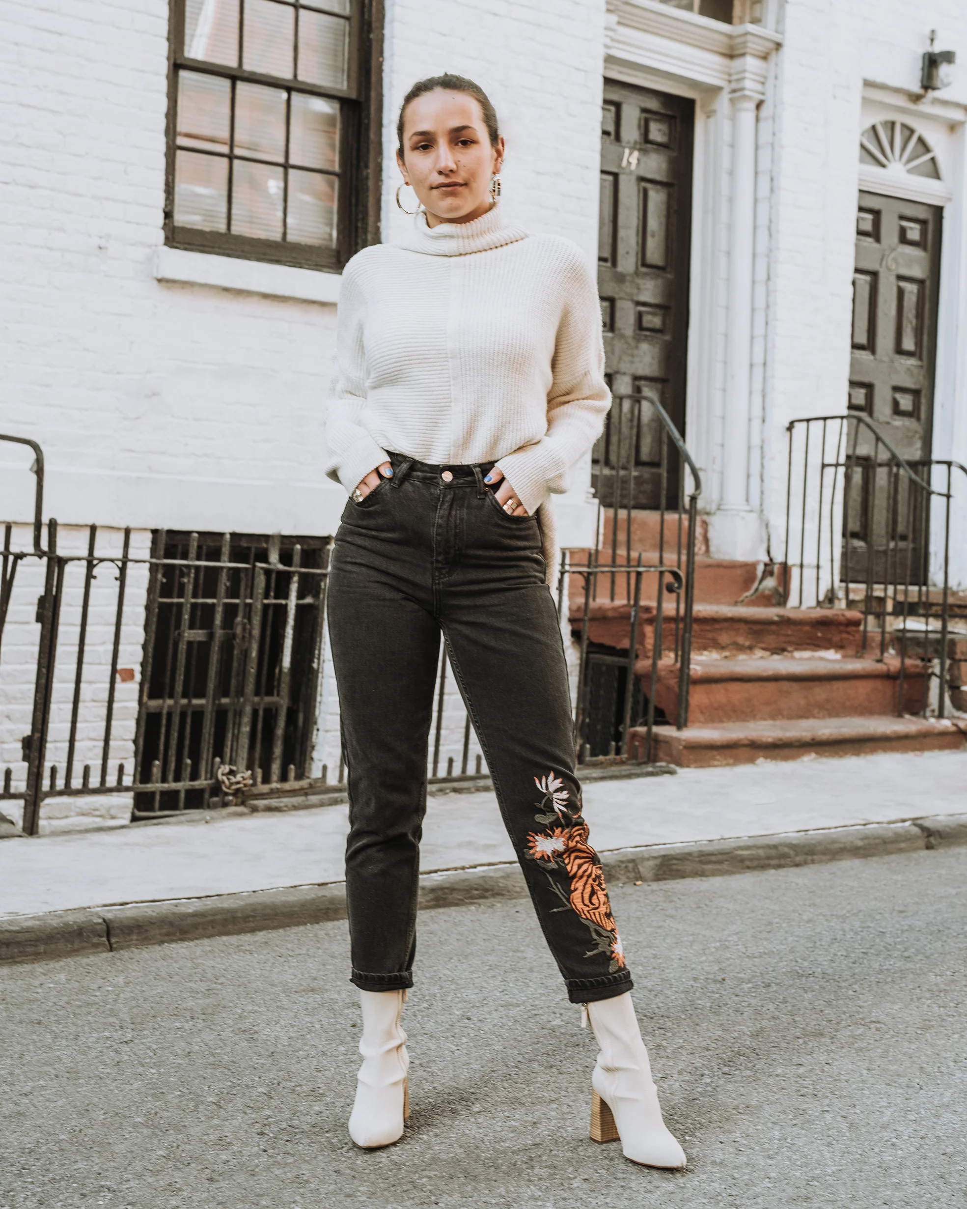 SOPHIE BICKLEY YIN 2MY YANG SISTER FASHION BLOGGERS TOPSHOP DENIM POST