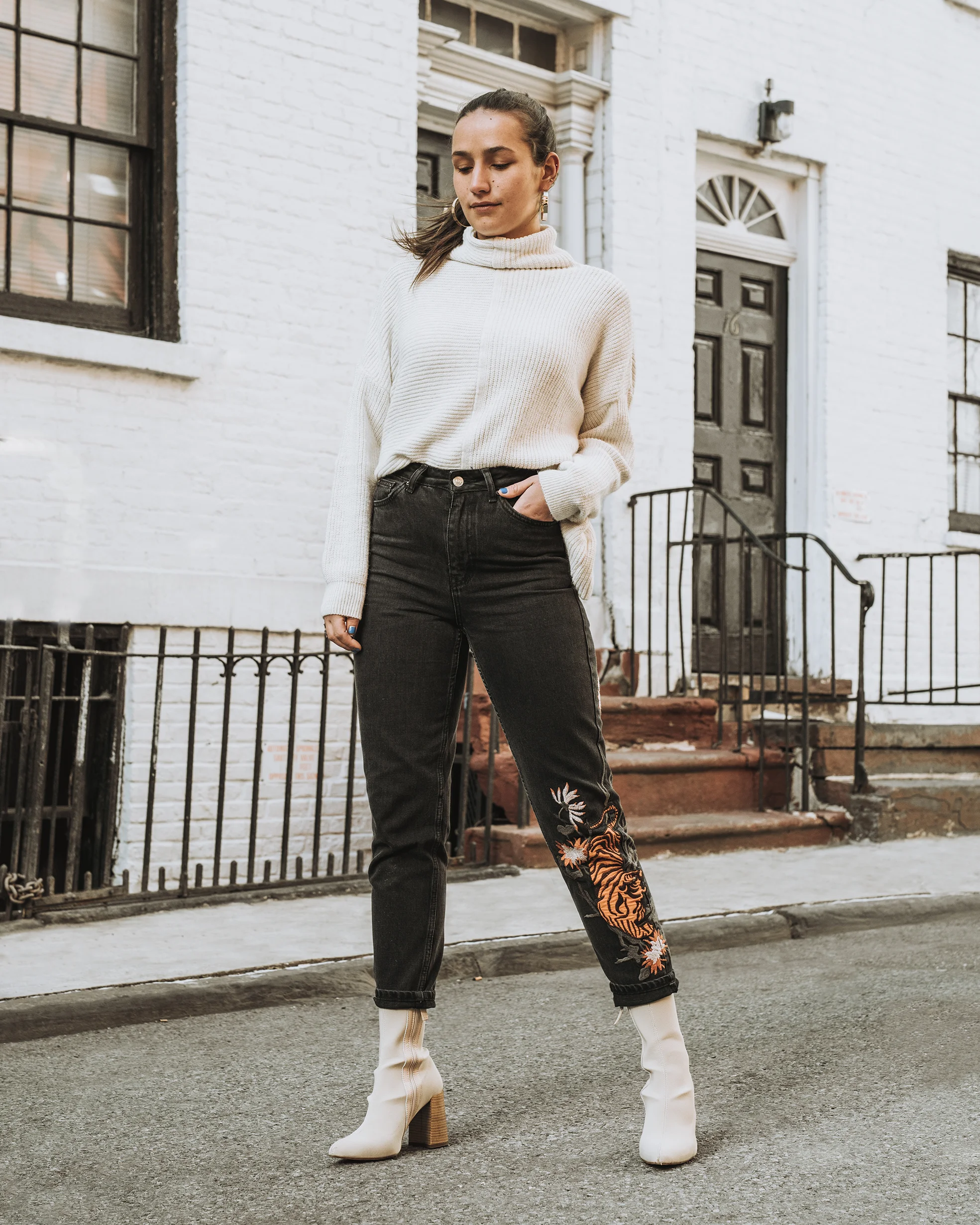 SOPHIE BICKLEY YIN 2MY YANG SISTER FASHION BLOGGERS TOPSHOP DENIM POST