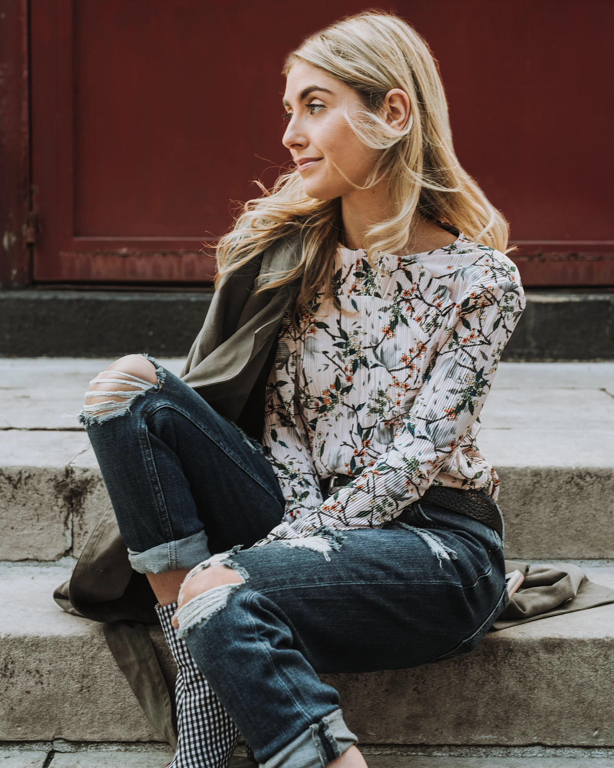CHARLOTTE BICKLEY YIN 2MY YANG SISTER FASHION BLOGGERS TOPSHOP DENIM POST