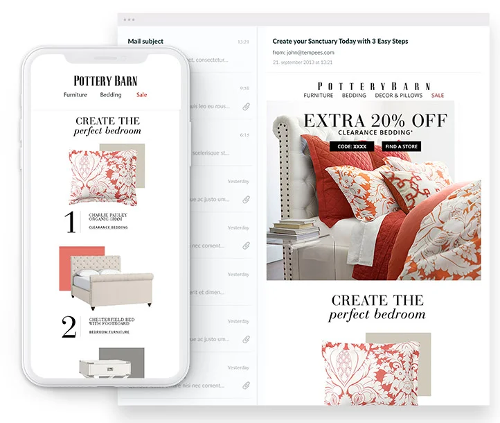 Pottery Barn Email Design Hannah Sl