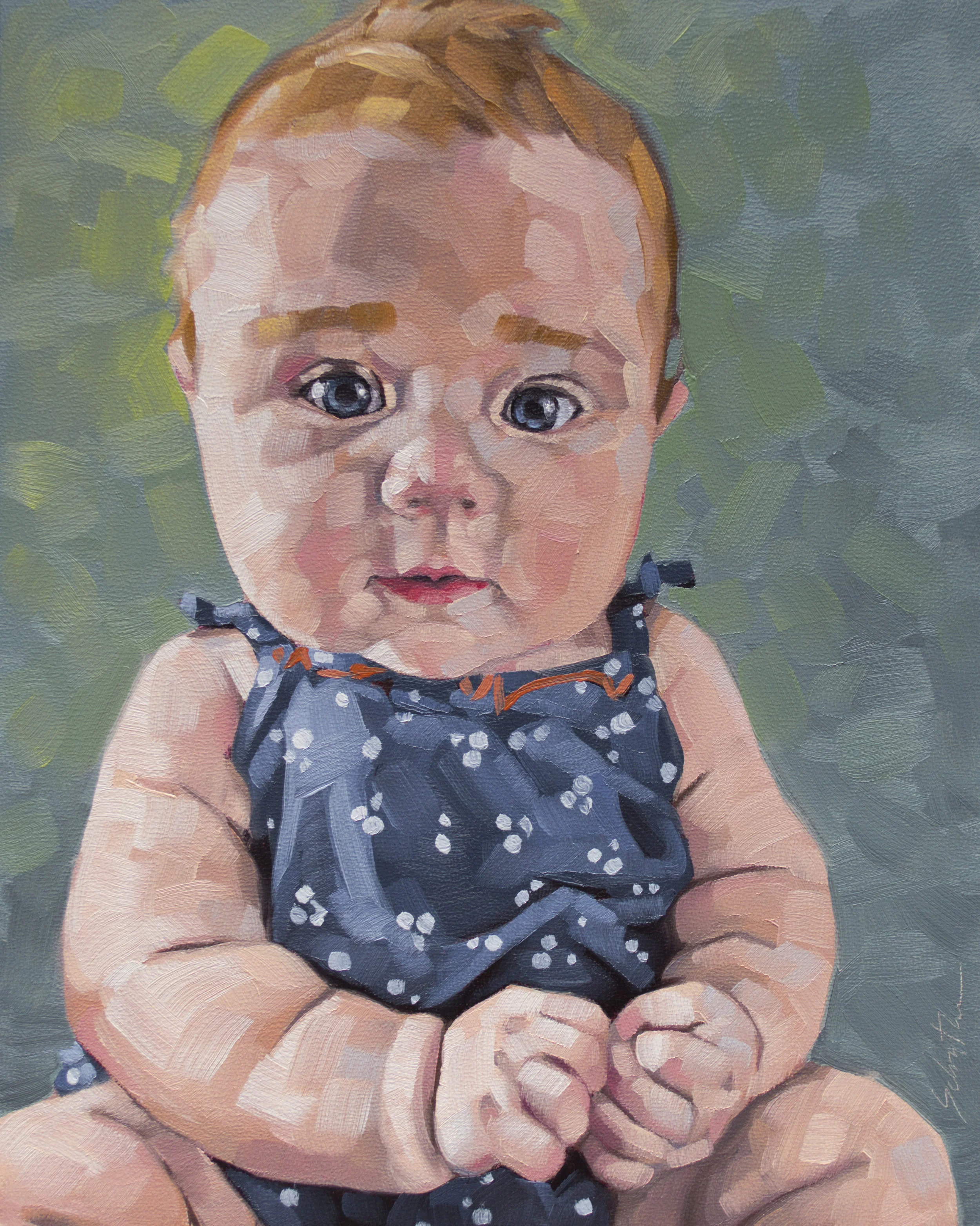 "Sybil", Oils on Panel, 8" x 10" SOLD.