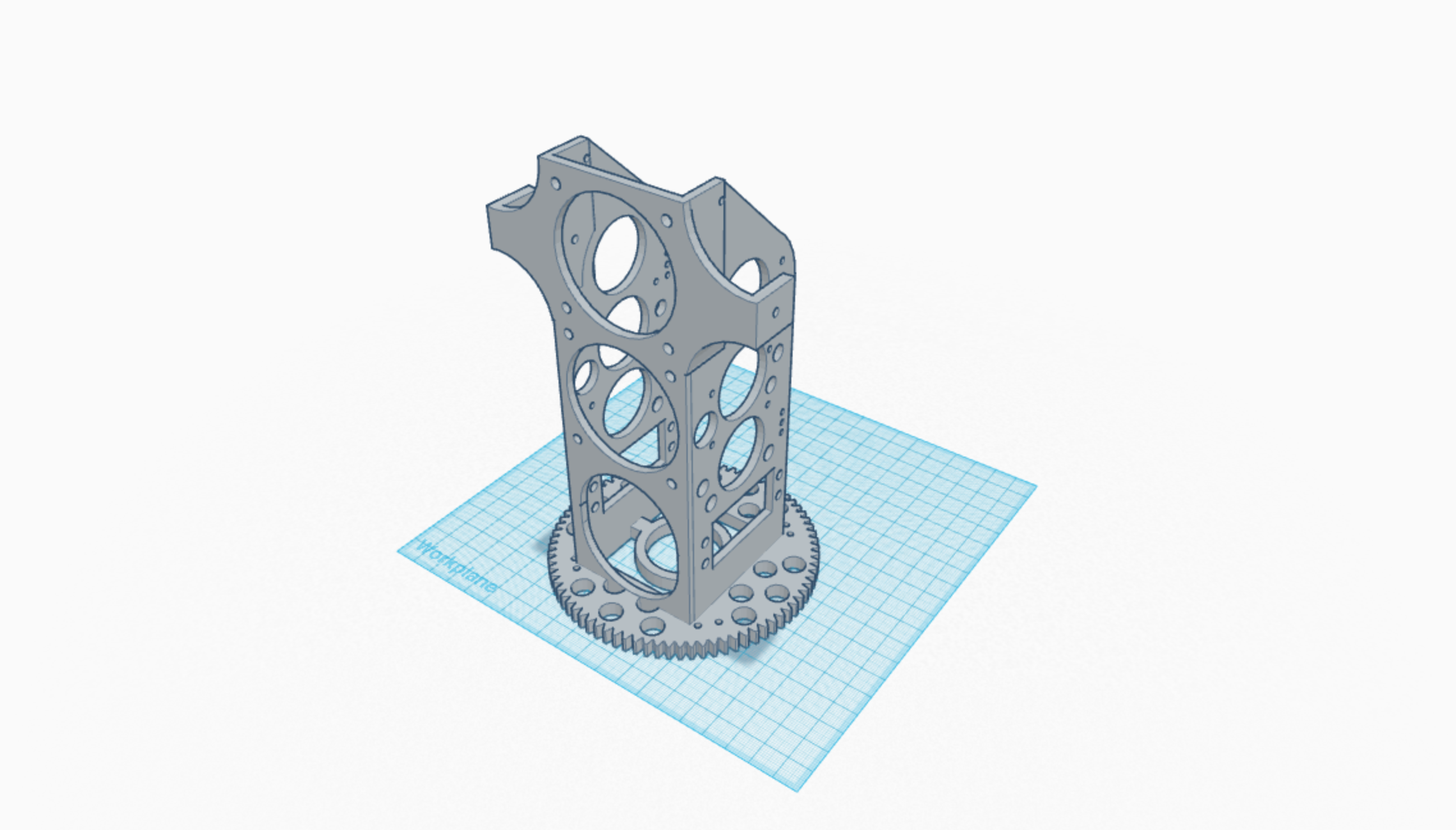Designing 3D printed parts for AX03. This is version 7 of neck assembly.