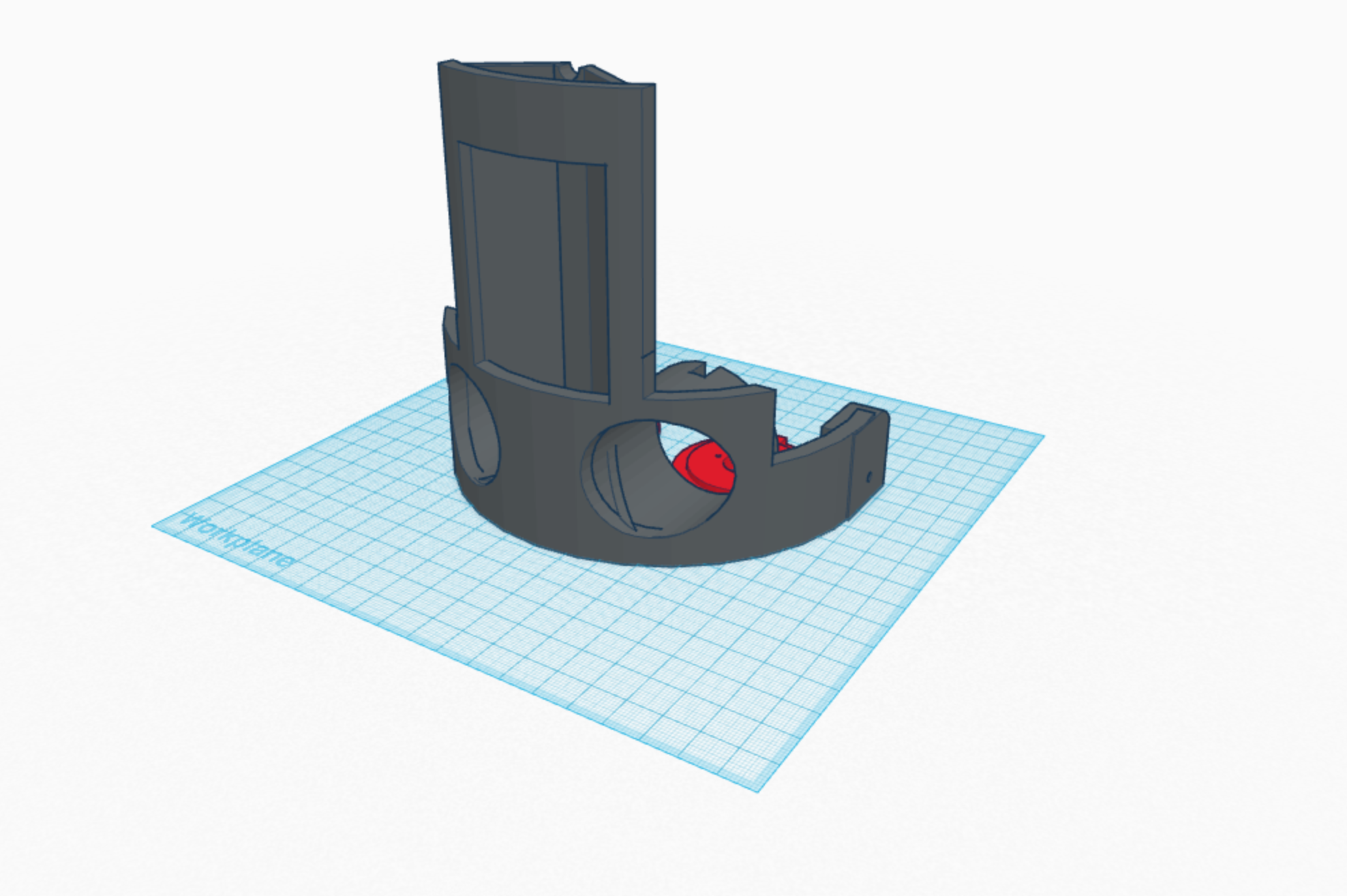 AX03 face plate for 3D printing. The trusty Star Lord mask mounts to this face plate which then mounts to the neck assembly.
