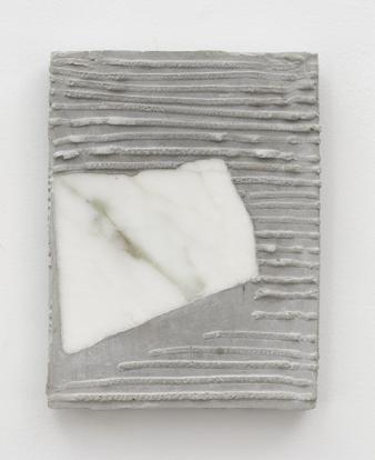 Sam Moyer Untitled, 2017 marble, cement 8 x 6 x 1 in