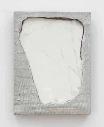 Sam Moyer Untitled, 2017 marble, cement 8 x 6 x 1 in