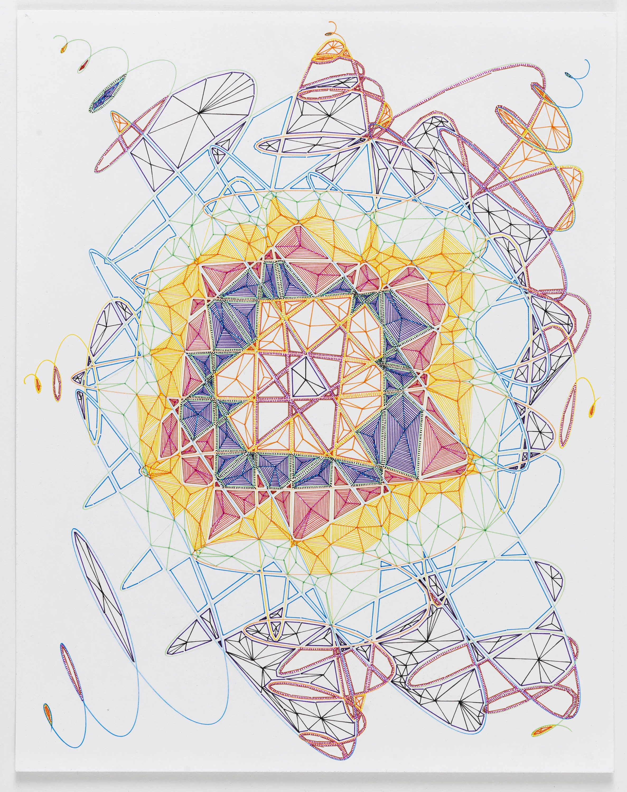 Book 5 Volume 1 Page 40.2 , 2016, pen on paper, 14 x 11 inches, (35.6 x 27.9 cm), $2,200