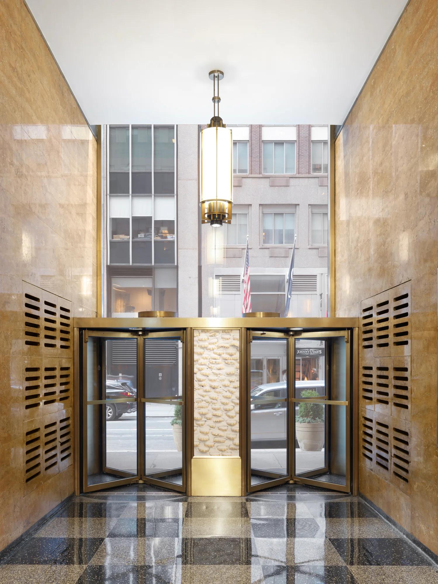 Radio City Music Hall West 51st Street Entrance. Photo by Dan Bradica, courtesy of Art Production Fund.