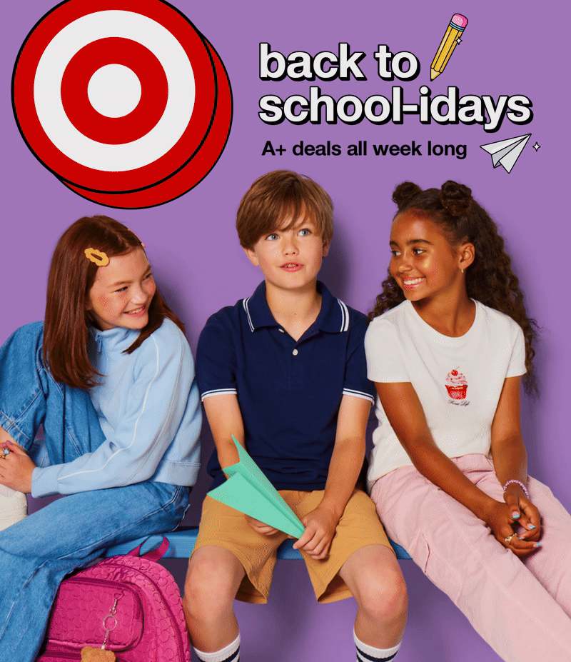 Target "Back to School-idays" Event