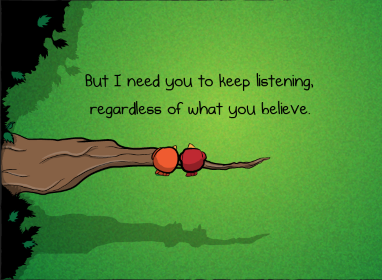 From The Oatmeal's "You're not going to believe what I'm about to tell you."