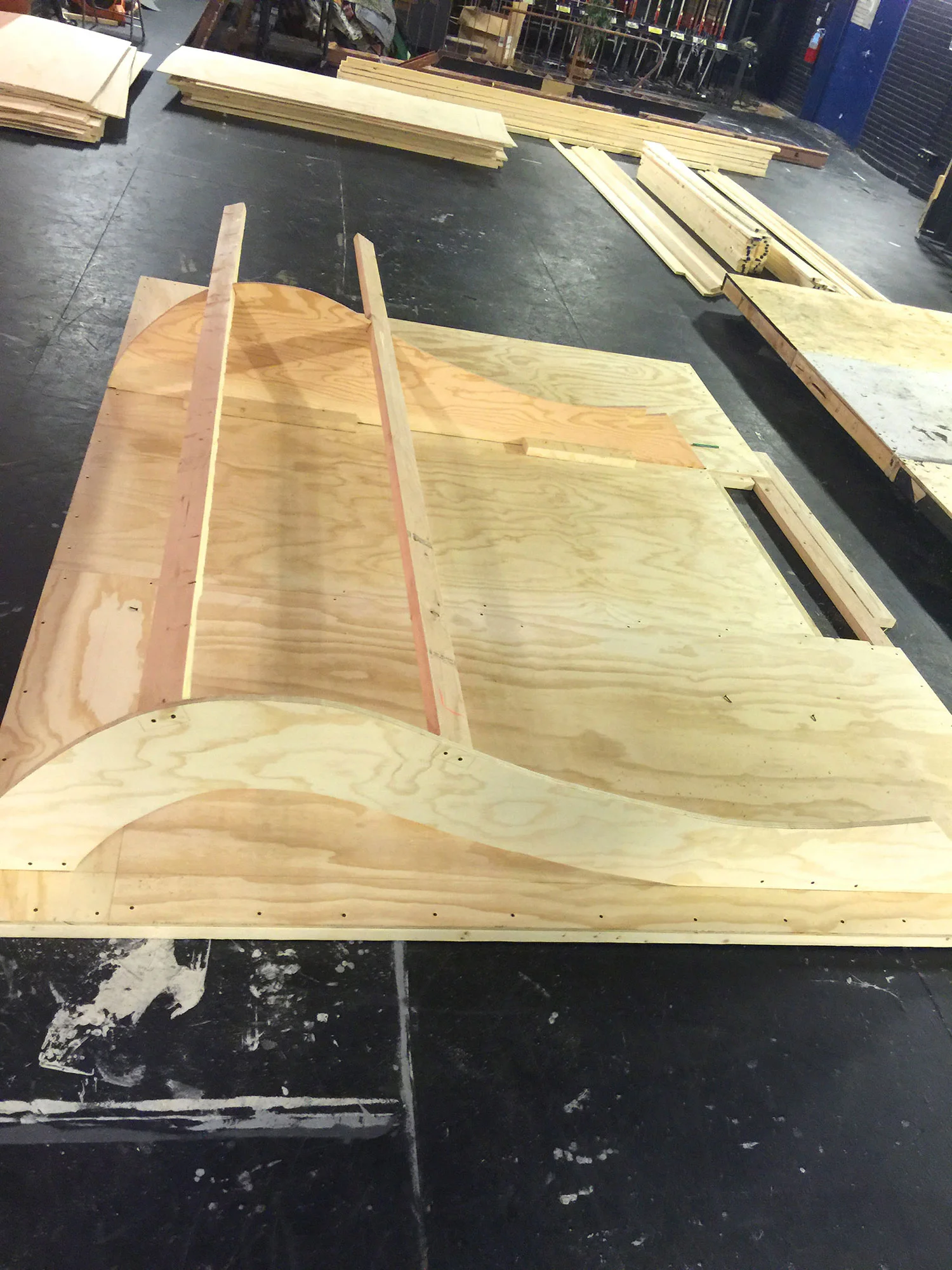  Storybook construction begins. 