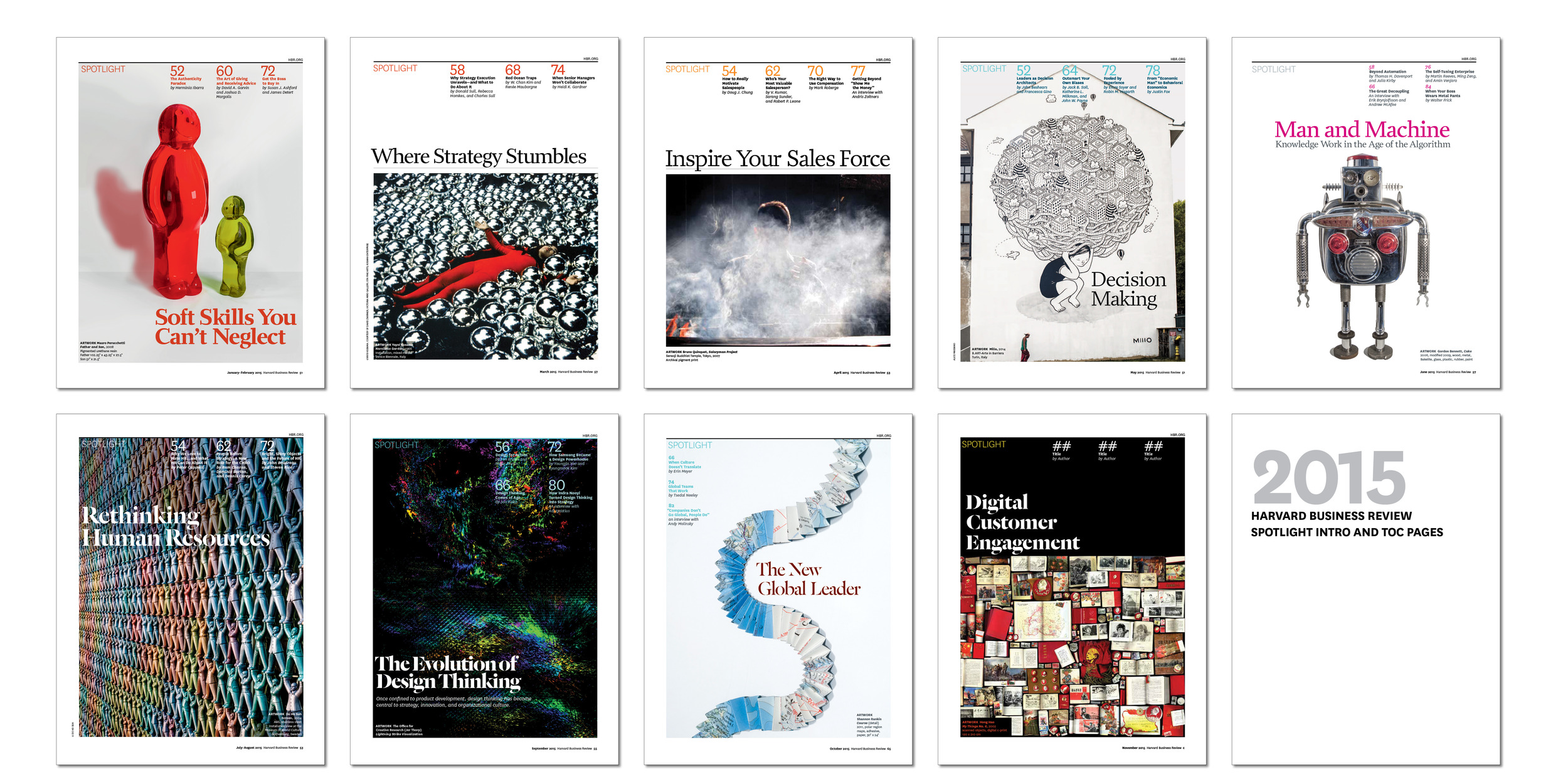 Year of HBR Spotlight Intro Pages