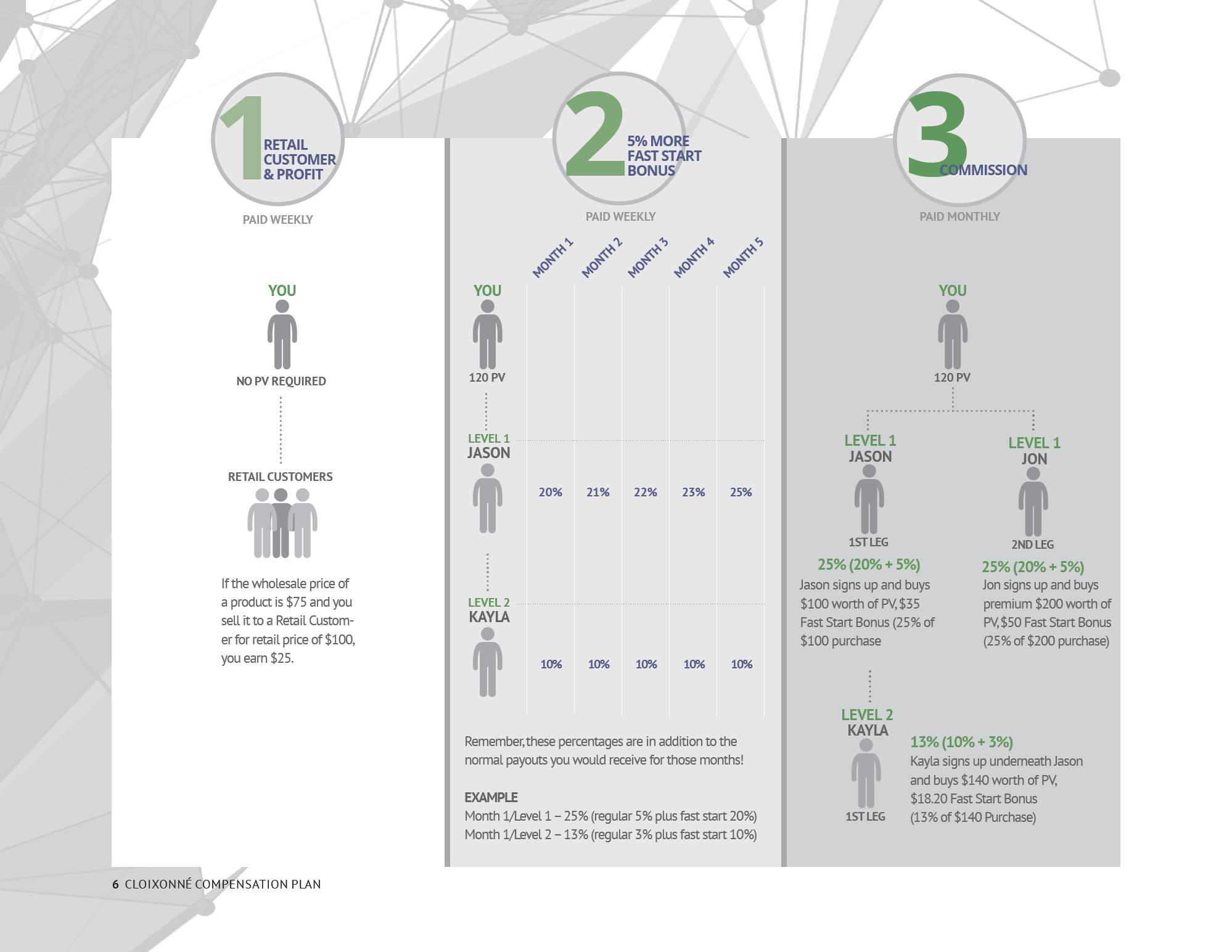 Compensation Plan Infographics